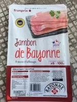Mängden socker i Jambon de Bayonne
