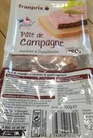 Mängden socker i Paté de campagne