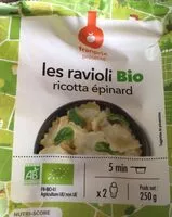 Mängden socker i Les Raviolis Bio Ricotta Epinard