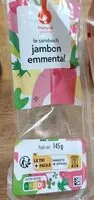 Mängden socker i Sandwich jambon emmental