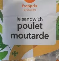 Mängden socker i sandwich poulet moutarde