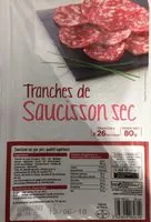 Mängden socker i Tranches de saucisson sec