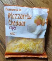 Mängden socker i Mozzarella cheddar râpés
