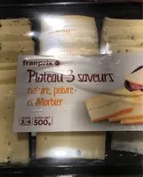 Mängden socker i Plateau 3 saveurs