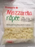 Mängden socker i mozzarella râpée