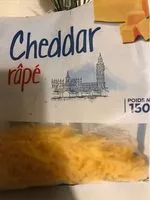 Mängden socker i Cheddar Râpé
