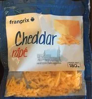 Mängden socker i Cheddar rapé
