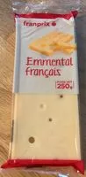 Mängden socker i Emmental Français