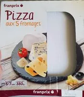 Mängden socker i Pizza aux 5 fromages