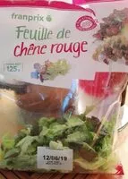 Mängden socker i Feuille de chêne rouge