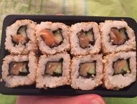 Mängden socker i California rolls saumon