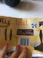 Mängden socker i Riz au lait vanille