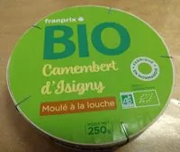 Mängden socker i Camembert d'Isigny moulé à la louche