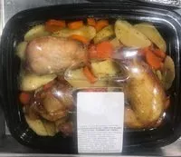 Mängden socker i 2 cuisses de poulet certifié blanc - carottes - pommes de terre