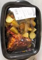 Mängden socker i 1 cuisse de poulet roties PDT provencales -stand