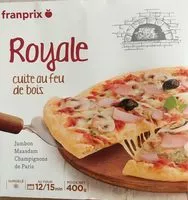 Mängden socker i pizza royale feu de bois