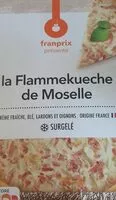 Mängden socker i La flammekueche de Moselle