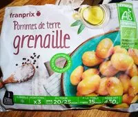 Mängden socker i Pomme de terre grenaille