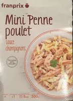 Mängden socker i Mini penne poulet