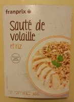 Mängden socker i Sauté de volaille