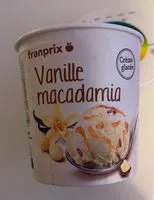 Mängden socker i Glace vanille noix de macadamia, sauce caramel au beurre salé