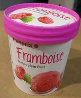 Mängden socker i Sorbet Plein Fruit Framboise