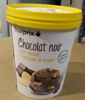 Mängden socker i Crème Glacée Chocolat Noir, Sauce Chocolat et Morceaux de Banane