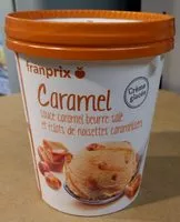 Mängden socker i Crème Glacée Caramel Sauce Caramel Beurre Salé et Éclats de Noisettes Caramélisées