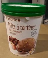Mängden socker i Crème Glacée à la Pâte à Tartiner avec Morceaux de Biscuit