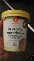 Mängden socker i La Vanille Macadamia sauce caramel au beurre salé