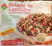 Mängden socker i Salade de lentilles
