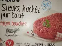 Mängden socker i Steaks haché pur bœuf 5% Façon bouchère