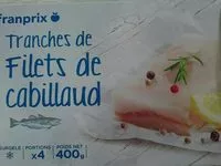 Mängden socker i Tranches de filets de cabilaud