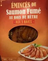 Mängden socker i Eminces de saumon fumé