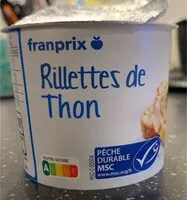 Mängden socker i Rillettes de thon