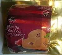 Mängden socker i Bloc de Foie Gras de Canard avec Morceaux