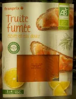 Mängden socker i Truite fumée bio