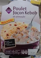 Mängden socker i Poulet façon Kebab et semoule