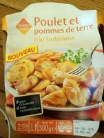 Mängden socker i Poulet et pommes de terre à la Sarladaise
