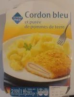 Mängden socker i Cordon bleu et purée de pommes de terre