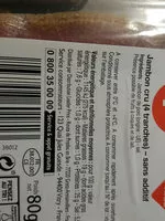 Mängden socker i Jambon cru