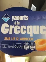 Mängden socker i Yaourt à la Grecque sur Lit d'Abricot