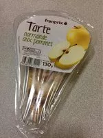 Mängden socker i Tarte normande aux pommes