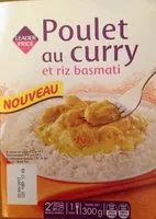 Mängden socker i Poulet au curry et riz basmati