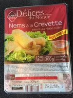 Mängden socker i Nems a la crevette