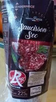 Mängden socker i Saucisson sec pur porc label rouge