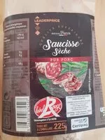 Mängden socker i saucisse sèche