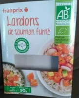 Mängden socker i Lardons de saumon fumé