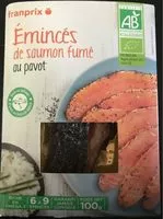 Mängden socker i Emincés de saumon fumé au pavot