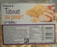 Mängden socker i Taboule au poulet